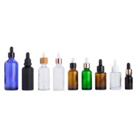 Flacon compte-gouttes en plastique transparent 4 onces 50ml flacons compte-gouttes en verre avec pipette 50ml boston rond flacon compte-gouttes pour animaux de compagnie