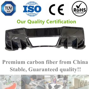 Diffuseur de pare-chocs arrière en fibre de carbone de style RZA pour Chevrolet <span class=keywords><strong>Corvette</strong></span> <span class=keywords><strong>C7</strong></span> <span class=keywords><strong>Stingray</strong></span> 2014-2019 - Product Image 2