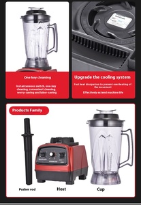 Batidora de Mano Multifuncional de 4L con Velocidad Variable, 6 Cuchillas, Calentamiento Rápido, 5 Velocidades, 2200W, Automática, para Smoothies, Operación Manual - Product Image 3