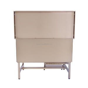 Station de toilettage pour chien professionnelle en acier inoxydable avec escalier, robinet et porte-savon - Product Image 4