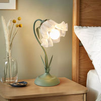 SIMIG Style Européen Chevet Romantique Chaud et Élégant Décoration Fleur Forme Chambre Lampe De Table