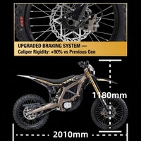 Motocross électrique Surron Ultra Bee HP, 21 kW, 95 km/h, SRTC, ASR, contrôle de traction, cadre en alliage d'aluminium forgé, vente en gros