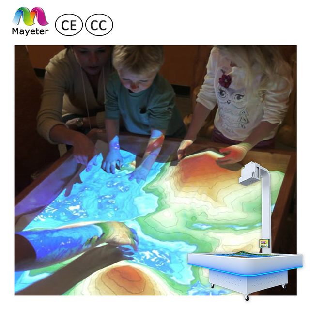 AR VR Gamezone Playground Kids Interactive Sandbox Projection Table with Metal Construction for School & Shopping Mall Use