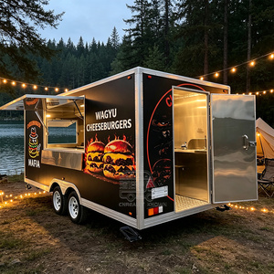 Remorque alimentaire professionnelle pour tacos, camion de café en acier inoxydable, remorque de service alimentaire homologuée DOT - Product Image 2