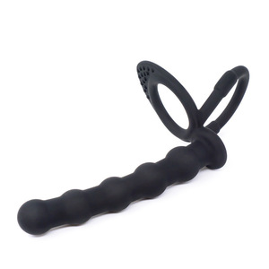 Venda Quente de Anéis Penianos e Plug Anal, Brinquedos Sexuais para Massagem Prostática para Homens, Masturbadores Gays, Plug Anal com Trava - Product Image 2