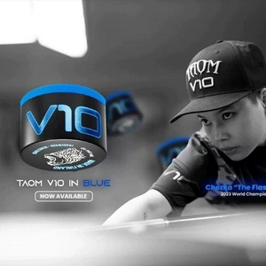 ชอล์กแทงสนุกเกอร์และบิลเลียด Taom V10 รุ่นมืออาชีพ รูปทรงกลม สีช็อกโกแลต สำหรับผู้เล่นพูล - Product Image 6