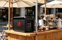 Générateur solaire MPPT à charge rapide 2000W, station d'alimentation portable 2700Wh LiFePO4, onduleur à onde sinusoïdale pure, pour la maison, les situations d'urgence et le camping