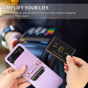 เคสโทรศัพท์ <span class=keywords><strong>Samsung</strong></span> Galaxy <span class=keywords><strong>Z</strong></span> <span class=keywords><strong>Flip</strong></span> <span class=keywords><strong>3</strong></span> พร้อมสายคล้องคอ ช่องใส่บัตร เคสโทรศัพท์แบบพับได้ หนัง PU สำหรับ <span class=keywords><strong>Samsung</strong></span> Galaxy <span class=keywords><strong>Z</strong></span> <span class=keywords><strong>Flip</strong></span> <span class=keywords><strong>3</strong></span> - Product Image 2