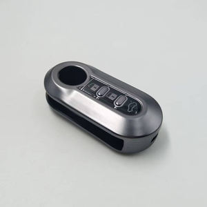 Accessoires d'intérieur de voiture TPU Matte Texture Flip Key Fob Folding Cover Soft Key Shell Case Fit for <span class=keywords><strong>Fiat</strong></span> - Product Image 2