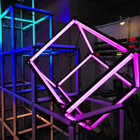 Lampes au néon Vertical Led Pixel Tube RGB Led Stage Lights DC24V 1 mètre DMX Noël Plafond Club Gig Bar Faisceau Éclairage