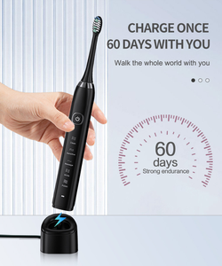 <span class=keywords><strong>Cepillo</strong></span> <span class=keywords><strong>de</strong></span> <span class=keywords><strong>Dientes</strong></span> Sónico Recargable Portátil con 5 Modos y 8 Cabezales <span class=keywords><strong>de</strong></span> Cepillado, Carga Tipo C, Diseño Impermeable para Viajes <span class=keywords><strong>de</strong></span> Adultos - Product Image 6