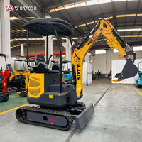 Nouvelle mini-excavatrice personnalisée de 2,0 tonnes avec moteur Kubota de haute qualité conforme aux normes CE EPA Euro 5 pour les mini-excavatrices