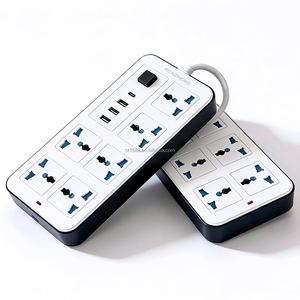 Regleta de Enchufes con Cable de Extensión de 6 Tomas, <span class=keywords><strong>Enchufe</strong></span> de Extensión Blanco con 3 Puertos USB y <span class=keywords><strong>1</strong></span> Puerto Tipo-C, Cable de Extensión Resistente de 3 Metros y 2000W - Product Image 5