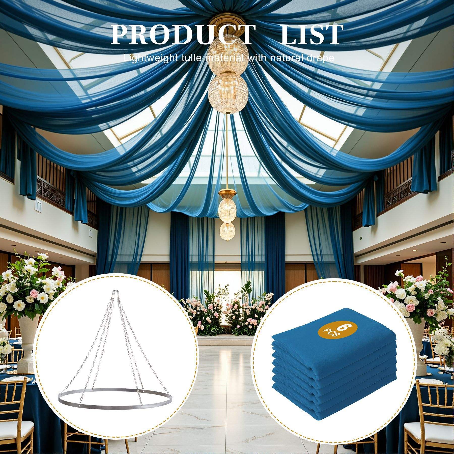 Dark blue (6 Panels+1 Ring)