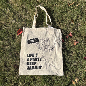 Sac fourre-tout épais de qualité supérieure pour femmes, personnalisable avec un design de dessin animé, en toile de coton de haute qualité, certifié GOTS, sac de shopping - Product Image 6