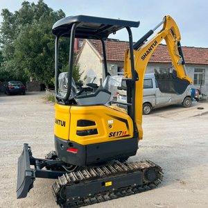 Mini excavadora sobre orugas Shan Tui SE17SR usada con motor y bomba 1,7 toneladas 0.065m Capacidad de cubo buenas condiciones precio bajo - Product Image 6
