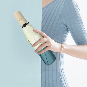 Cadre durable résistant au vent fort <span class=keywords><strong>Parapluie</strong></span> à coutures bicolores imperméable à l'eau pongé haute densité entièrement automatique - Product Image 5