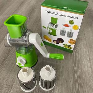 Multifunctional Rotary Salad Cheese Grater Stainless Steel <b>Vegetable</b> Slicer <b>Chopper</b> <b>Vegetable</b> Cutter - Product Image 4