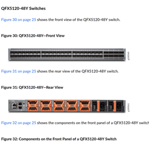 Juniper QFX5120-48Y-AFO2 <b>POE</b> Ethernet <b>Switch</b> with 40Gbps Capacity - Product Image 4