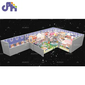 Domerry 313m * m Équipement de terrain de jeu intérieur pour enfants personnalisé toboggans pour enfants intérieur parque infantil intérieur