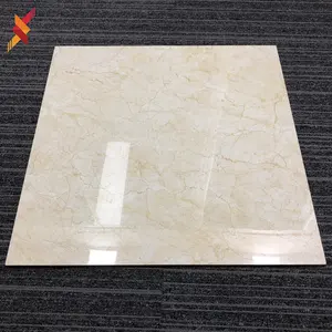 Top grade 600x600 light yellow ceramic porcelain floor tiles