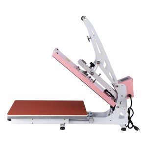 16 x 24 Inch Semi-automatic Heat Press Machine With Auto Open and Slide-out base, Not suitable for Sublimation