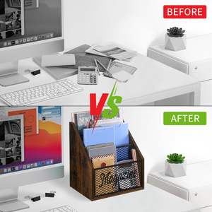 ชั้นวางนิตยสารทำจากไม้3ชั้นตู้หนังสือและชั้นวาง<span class=keywords><strong>หนังสือ</strong></span> & ที่เก็บหนังสือโต๊ะจัดระเบียบสำหรับห้องนั่งเล่นและสำนักงาน - Product Image 5