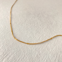 Collier superposé tendance EMANCO en chaîne corde classique, en acier inoxydable plaqué or 14 carats, accessoire essentiel pour femme, idéal pour les fiançailles