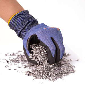 Nouveaux gants anti-coupure en nitrile micro mousse ANSI A4 HPPE gants <span class=keywords><strong>de</strong></span> travail <span class=keywords><strong>de</strong></span> <span class=keywords><strong>protection</strong></span> <span class=keywords><strong>pour</strong></span> l'industrie du <span class=keywords><strong>boucher</strong></span> résistance aux coupures améliorée - Product Image 4