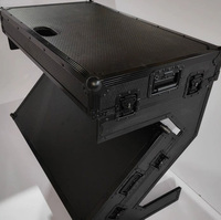Table de travail DJ portable Audio HCTABLE, 47,24 pouces de large, 30,12 pouces de hauteur, table de vol pour DJ, flight case