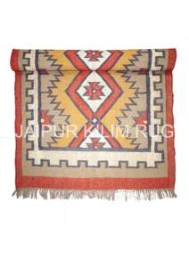 Handmade Handwoven Kilim Carpet Jute Wool Hallway <b>Runner</b> Wholesale Rugs Carpets Handmade Floor Covering <b>Mat</b> Indian Kilim Rug - Product Image 5