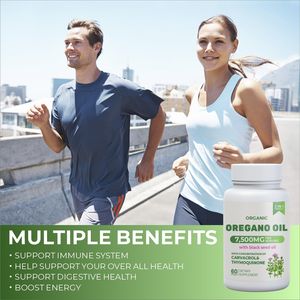 OLLI Venta caliente Cápsulas de aceite de orégano Suplementos orgánicos naturales inmunes 300 Aceite de orégano con cápsula de aceite de semilla negra - Product Image 3