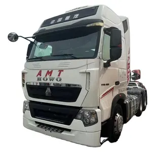 Sinotruk Howo römork 6x4 480 Hp kullanılan traktör kamyon dizel yakıt otomatik şanzıman Euro 5 hava süspansiyon düşük fiyat"