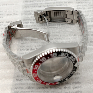 40mm gmt Verre saphir Lunette céramique Acier inoxydable Boîtier de montre NH35 nh36 Mouvement 28.5mm Cadran de montre et pièces de mouvement - Product Image 6