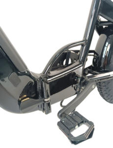 QUEENE/nouveau vélo électrique pliant à gros pneus à suspension complète alimenté au lithium caché vélo électrique pliant - Product Image 3
