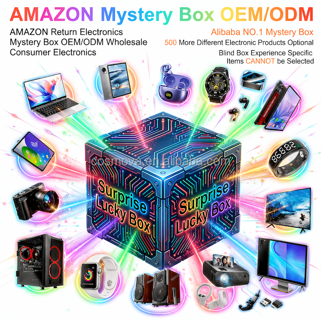 COSMOVA Advanced Surprise Lucky Box Electronics Mystery Box 1-3PCS Random Selection 500+ Gadgets 100% Inspected Bulk Surprise