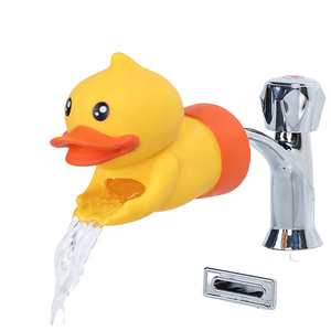 ตัวขยายก๊อกน้ำ PVC ลายการ์ตูนสำหรับเด็กปลอกหุ้มน้ำประปาธีมสัตว์คู่มือซักมือสำหรับห้องน้ำและห้องสุขา - Product Image 1