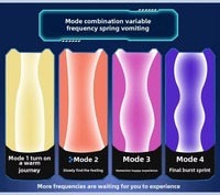 Masturbateur automatique 2 en 1 pour hommes, pompe à pénis, modes amovibles, taille de poche, masturbateur vaginal vibrant pour hommes