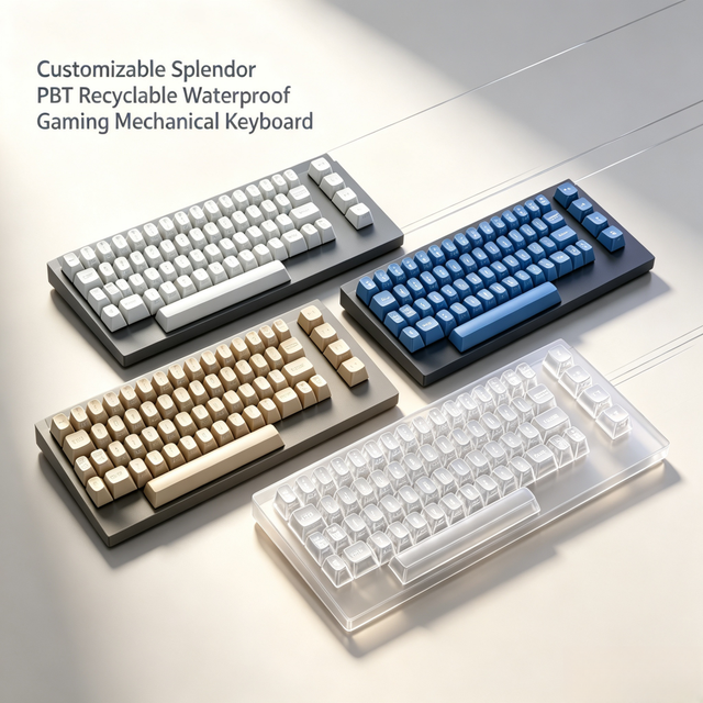 Customizable Splendor PBT Recyclable Waterproof Gaming Mechanical Keyboard Keycaps 87/104/108 Keys