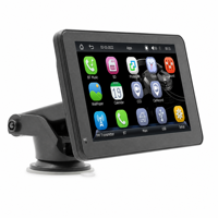 Pemutar MP5 Mobil Portabel Layar 2.5D TV WiFi Dual-band Kabel Nirkabel CarPlay Android Auto 1024x600 Layar 7 Inci Mirroring
