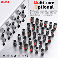 Connecteur étanche Jnicon MJ32 3 broches, connecteur circulaire IP67, connecteur à bornes à vis