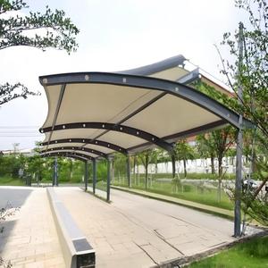 Cochera de Membrana Tensada en Voladizo, Estructura de PVC para Estacionamiento al Aire Libre - Product Image 4