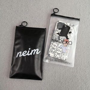 Bán buôn tùy chỉnh thương hiệu điện thoại trường hợp bao bì dây kéo túi nhựa cho trường hợp điện thoại nắp kéo Zip PVC khóa túi với logo - Product Image 3