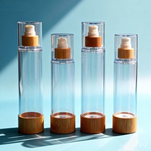 Confezione Cosmetica Biodegradabile in Bambù Tubo Airless di Lusso per Olio Corpo Flacone <span class=keywords><strong>Spray</strong></span> Nebulizzatore - Product Image 5