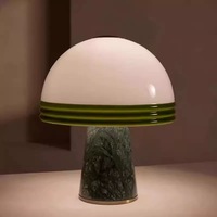 Lampe de table électrique LED en marbre Raku danois, design simple et moderne, pour salon, chambre à coucher, lumière créative, verre de luxe
