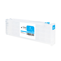 Cartouche d'encre vide rechargeable avec 600 ml d'encre textile CMYK WH pour imprimante Epson SureColor F2000 F2100 F2180