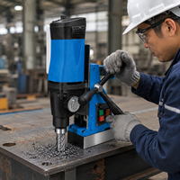 Perceuse magnétique industrielle HILYIN DS50 1850W, diamètre max. 50mm, adhérence 15500N, queue Weldon