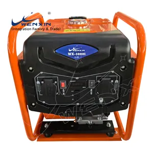 WENXIN 3 Phase 3Kw 3000 Watt Silent Portable Benzin Wechsel richter Generator