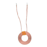 Bobine d'induction en fil de cuivre Taidacent 20 mm, bobine de charge sans fil réceptrice et émettrice 20 mm 10uH, bobine de charge sans fil