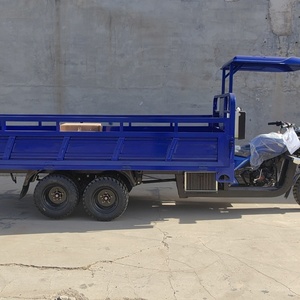 Tricycle de transport motorisé à 9 roues et 2 essieux de 350 cm³ / Tricycle de transport à benne basculante à 9 roues et double essieu arrière de 350 cm³ - Product Image 2